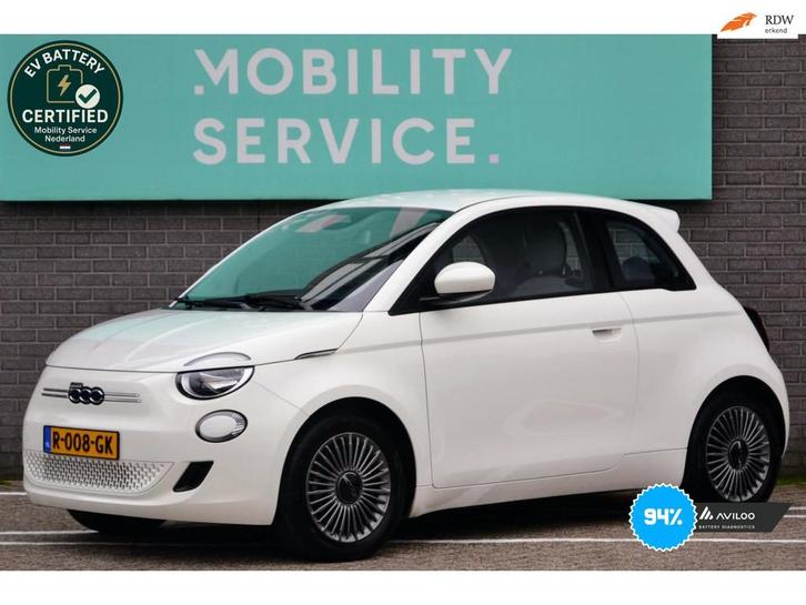 Fiat 500 Icon 42 kWh SOH94% Carplay Cruise Airco Full Map, Auto's, Fiat, Bedrijf, Te koop, ABS, Airbags, Airconditioning, Bluetooth