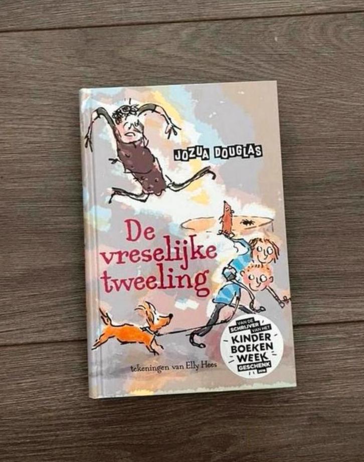 Boek de verschrikkelijke tweeling - Jozua Douglas, Boeken, Kinderboeken | Jeugd | 10 tot 12 jaar, Zo goed als nieuw, Fictie, Ophalen of Verzenden