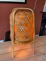 Bamboe tafel lamp Knixhult ikea, Huis en Inrichting, Lampen | Tafellampen, Overige materialen, Zo goed als nieuw, Minder dan 50 cm