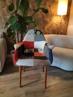 Zuiver patchwork (lapjes) stoel, Huis en Inrichting, Ophalen, Gebruikt, Overige kleuren, Eén