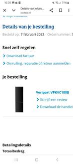 Koelkast werkt prima, wel gebruiksporen na de verhuizing., Ophalen, Gebruikt, 45 tot 60 cm