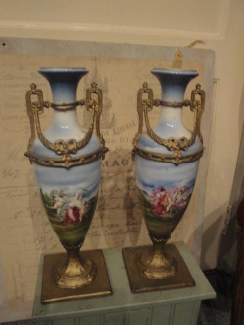 2 prachtige antieke vazen, Antiek en Kunst, Curiosa en Brocante, Ophalen of Verzenden