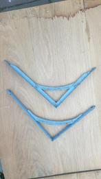 2 antieke brocante vintage plankdragers, Huis en Inrichting, Ophalen of Verzenden, Gebruikt