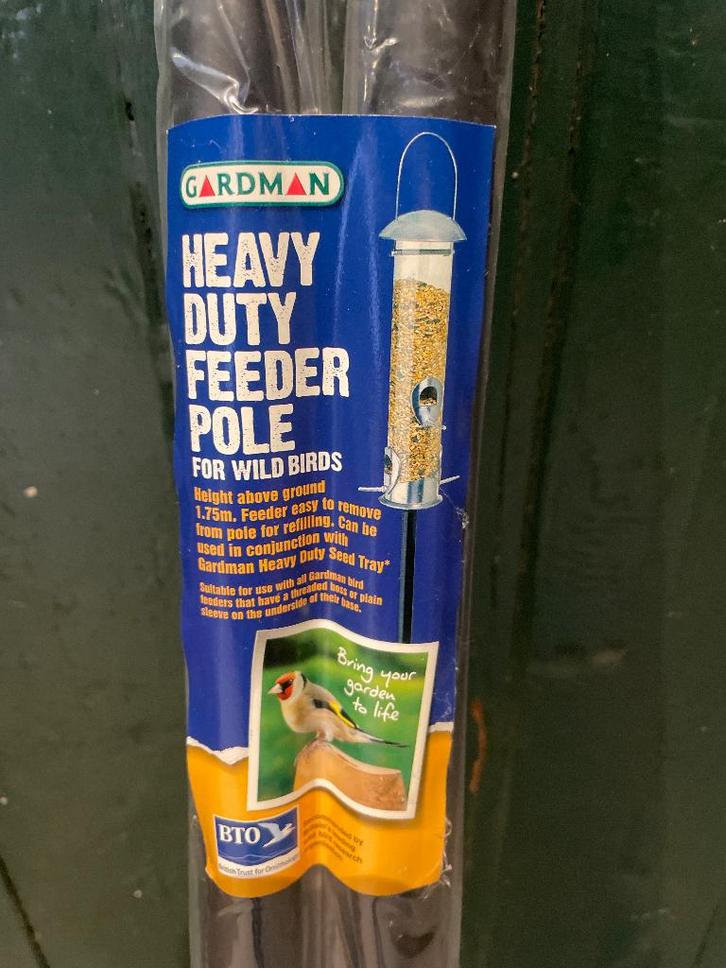 Gardman - Heavy Duty Feeder Pole, Dieren en Toebehoren, Vogels | Toebehoren, Nieuw, Eten en Drinken, Ophalen of Verzenden
