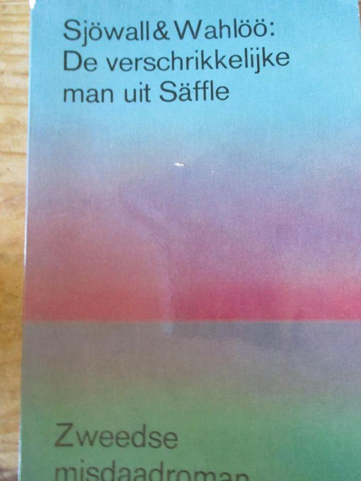 Maj Sjöwall en Per Wahlöö "De verschrikkelijke man uit Säf-, Boeken, Detectives, Gelezen, Tv-bewerking, Ophalen of Verzenden