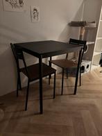Eettafel + 2 stoelen ikea, Huis en Inrichting, Tafels | Eettafels, Ophalen, Zo goed als nieuw