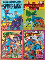 Superhelden: Spiderman, de Fantastic Four, Superman, de Hulk, Meerdere stripboeken, Ophalen of Verzenden, Gelezen