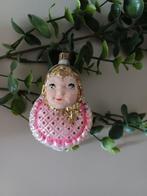 Vintage retro nostalgische kerstbal, Ophalen of Verzenden, Zo goed als nieuw