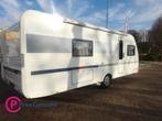 Adria Adora 613 UT QueensBed+Mover, Caravans en Kamperen, Caravans, Bedrijf, Adria, Schokbreker, Tot en met 4
