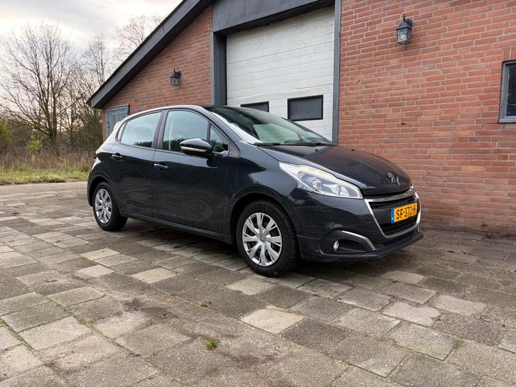 Peugeot 208 1.2 PureTech 82PK 2018 Grijs KLEINE SCHADE, Auto's, Peugeot, Bedrijf, ABS, Achteruitrijcamera, Adaptieve lichten, Airbags