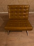 Barcelona Chair - Cognac, Modern / Design, Bruin, Leer, Ophalen of Verzenden