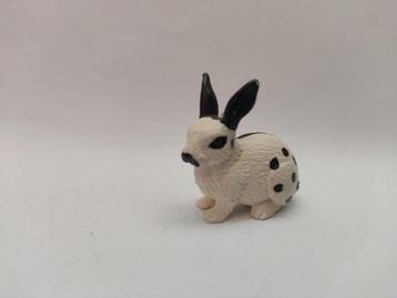 Schleich 13121 Konijn Zwart Wit 1996 beschikbaar voor biedingen