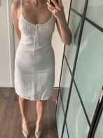 Y-London witte geborduurde kanten jurk ibiza boho stijl 38, Maat 38/40 (M), Y-London, Wit, Nieuw