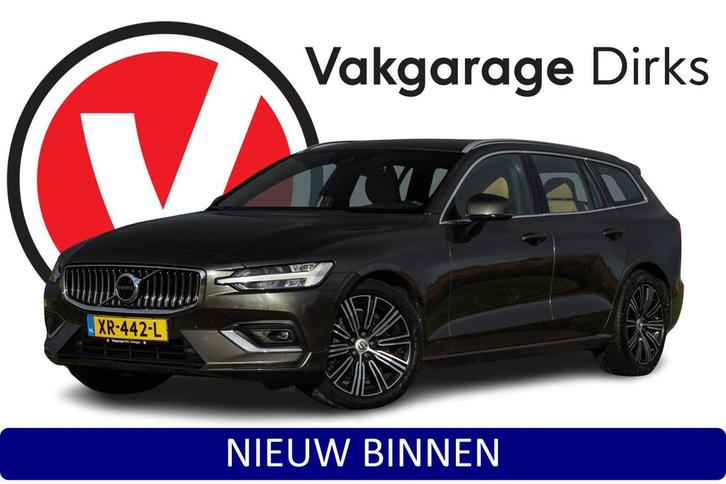 Volvo V60 2.0 T5 Inscription ✅ Leder ✅ Trekhaak ✅ LED, Auto's, Volvo, Bedrijf, Te koop, V60, ABS, Airbags, Airconditioning, Alarm