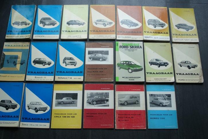VRAAGBAAK.. BOEKEN.. (DIVERSE).. P. Olyslager.., Auto diversen, Handleidingen en Instructieboekjes, Ophalen of Verzenden