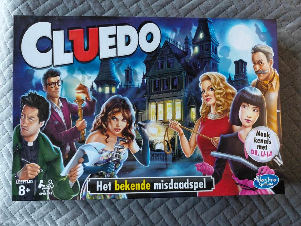 Cluedo Gezelschapsspel, Vijf spelers of meer, Ophalen of Verzenden, Zo goed als nieuw, Hasbro