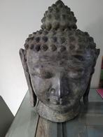 Prachtig 65 cm groot bronzen Boeddha hoofd, Ophalen, Zo goed als nieuw