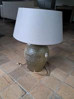 Kruiklamp met lampenkap, Huis en Inrichting, Ophalen of Verzenden, Gebruikt, Rond, 50 cm of meer