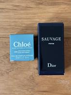 Chloé , Dior sauvage, Sieraden, Tassen en Uiterlijk, Uiterlijk | Parfum, Nieuw, Ophalen of Verzenden
