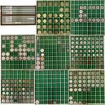 2 Kastjes met elk 4 laden met totaal 252 munten, Verzamelen, Ophalen of Verzenden, Gebruikt