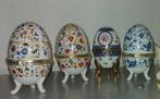 4 Faberge porseleinen eieren te koop, Antiek en Kunst, Ophalen of Verzenden
