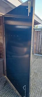 Houten garage/ tuin deuren + schuttingdeur, Doe-het-zelf en Verbouw, Ophalen, Gebruikt, Garagedeur, Hout