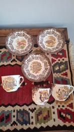  Royal Worcester Palissy Game Series  kop en schotel, Ophalen of Verzenden