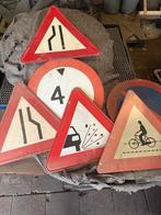 Te koop 6 verkeersborden jaren 70, Ophalen of Verzenden, Zo goed als nieuw