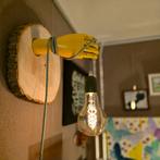 Wandlamp gele hand (NIEUW), Ophalen of Verzenden, Nieuw, Hout