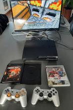 Ps3 controller Sony  ps3 slim 320 gb, Ophalen, Gebruikt, Met 2 controllers, 320 GB
