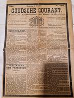 Oude Goudsche Krant - 1890/1891, Antiek en Kunst, Ophalen of Verzenden