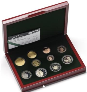 Luxemburg 2024 - Proofset 1 cent t/m 2 euro en 2x 2 euro CC  beschikbaar voor biedingen