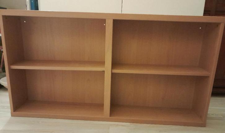 Ikea (muur) boekenkast, Huis en Inrichting, Kasten | Boekenkasten, Gebruikt, 100 tot 150 cm, Minder dan 100 cm, 25 tot 50 cm, Overige houtsoorten