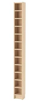 IKEA cd kast opberg meubel gnedby ligt eiken gebeitst, Huis en Inrichting, Ophalen, Zo goed als nieuw, 25 tot 50 cm