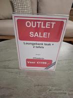 Acacia hout lounge bank met tafel Garden Impresions, Bank, Nieuw, Loungeset, Hout