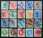 Denemarken : Koning Christiaan X 20 kopjes periode 1912-1930, Ophalen of Verzenden, Denemarken, Gestempeld