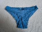 Nieuwe string met kant - Maat M, Kleding | Dames, Onbekend, Verzenden, Blauw, String