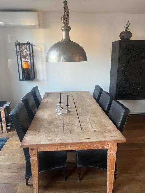 Stalen design hanglamp zeer hoge kwaliteit, Huis en Inrichting, Complete eetkamers, Zo goed als nieuw, Ophalen