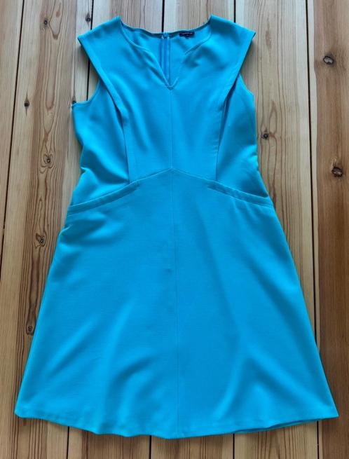 Jurk Caroline Biss - Blauw Turquoise – Maat 42 / Large, Kleding | Dames, Jurken, Zo goed als nieuw, Maat 42/44 (L), Blauw, Ophalen of Verzenden