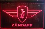 Zundapp logo rood led reclame ledlamp verlichting deco, Verzamelen, Merken en Reclamevoorwerpen, Reclamebord, Info@deconoord.nl