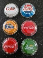 6x Zilveren frisdrank munten, Ophalen of Verzenden