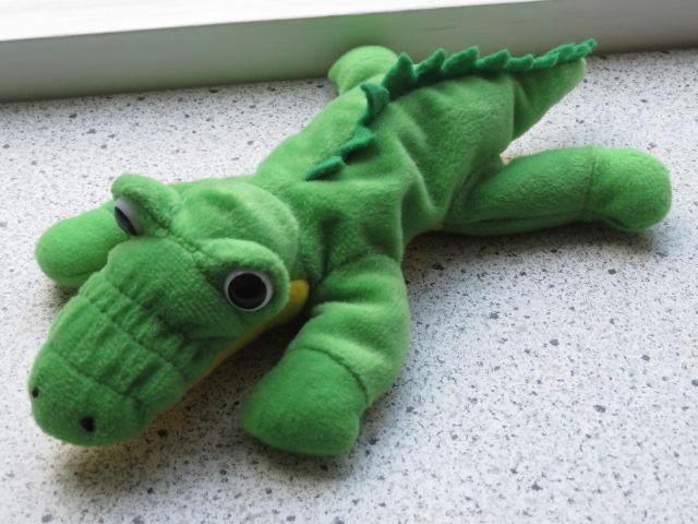 Krokodil van Super de Boer merk Edison Happy Tails, Kinderen en Baby's, Speelgoed | Knuffels en Pluche, Zo goed als nieuw, Overige typen