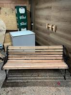 Opgeknapt Bankje - Gietijzer & Douglas Hout, Tuin en Terras, Tuinbanken, Ophalen of Verzenden, Zo goed als nieuw, Hout