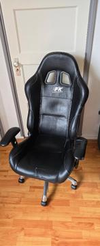 FK Motorsport game stoel, Ophalen, Gebruikt, Zwart, Gaming bureaustoel