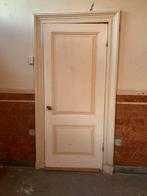 Antieke binnendeuren uit 1910 met architraven, Doe-het-zelf en Verbouw, Deuren en Horren, Ophalen, Gebruikt, 80 tot 100 cm, Binnendeur