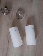 2 plafondlampen, izgs, Ophalen of Verzenden, Zo goed als nieuw, Wit, Rond