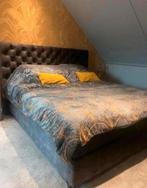 Swiss sense boxspring antraciet 180x200, Ophalen, Zo goed als nieuw, Tweepersoons