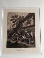 Ets 'boerenvreugd voor de herberg', Ophalen