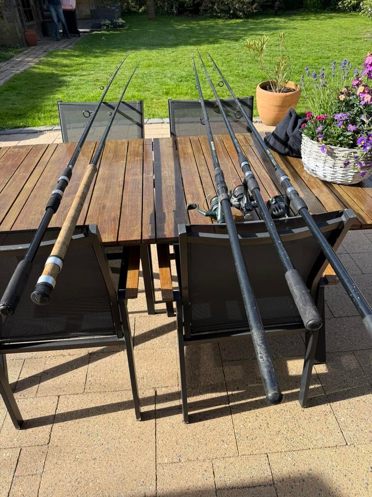 5 hengels karpervissen, Ophalen, Zo goed als nieuw