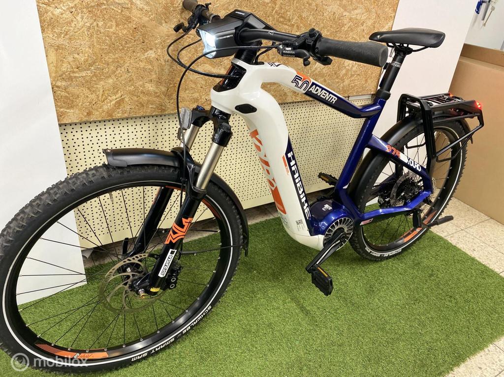 HAIBIKE XDURO ADVENTURE FLYON 5.0 2021 55 CM SLECHTS 736 KM, Fietsen en Brommers, Overige merken, Haibike, Haibike, Haibike